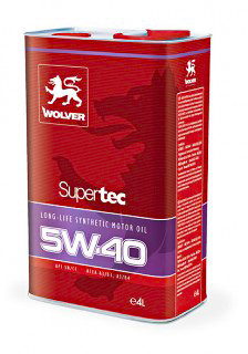 Масло моторне Wolver Supertec SAE 5W-40 API SM/CF (Каністра 208л)