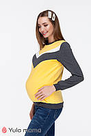 Хлопковый свитшот для беременных и кормящих DENI SW-39.021 размер S
