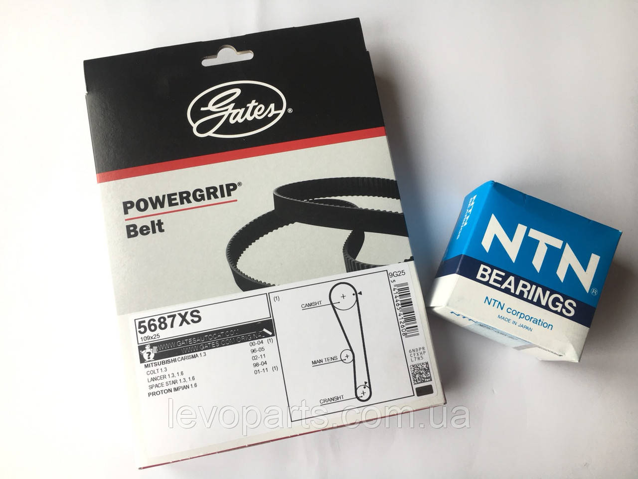 Комплект ГРМ (ремінь + натяжник) Mitsubishi Lancer 9 1.6 (Міцубісі Лансер), фото 1