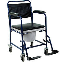 Кресло-каталка с санитарным оснащением, кресло каталка для инвалидов H032B OSD