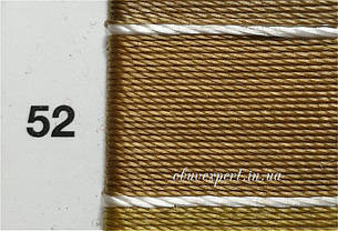 Швейна нитка Gold Polydea № 10, кол. коричневий (52), фото 2