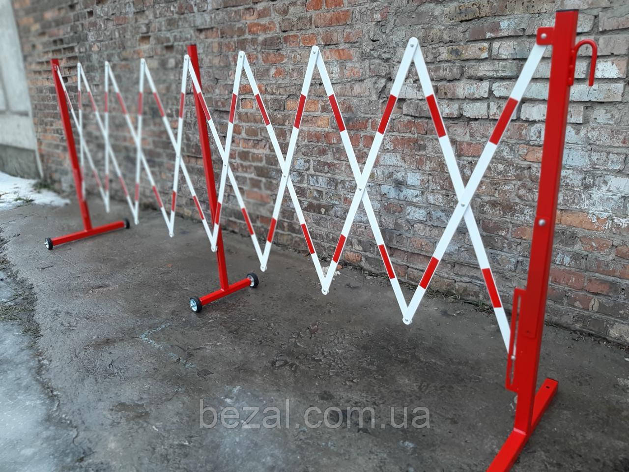 Розсувна огорожа на 4 колесах 1,2х5,5м