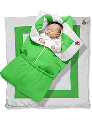 Ковдра трансформер "Lime Green" Premium. Ontario Baby.