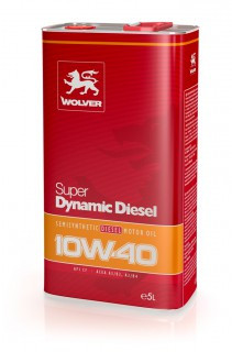 Олива моторна Wolver Super Dynamic Diesel SAE 10W-40 API CF (Каністра 1л), фото 1