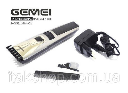 Машинка для стриження волосся Gemei GM 802, фото 2