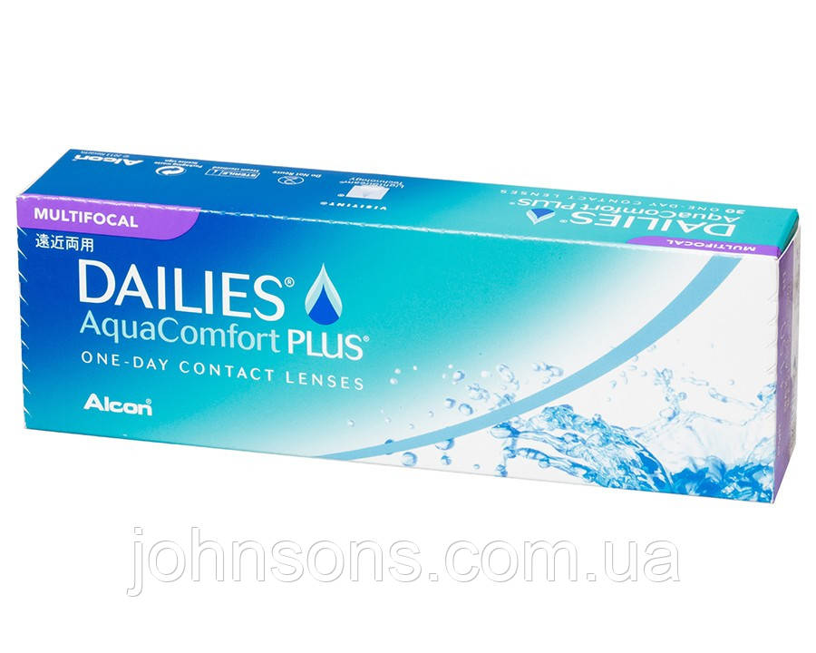 Multifocal Dailies Aqua Comfort plus 1уп (30шт) | Контактні лінзи одноденні мультифокальні |