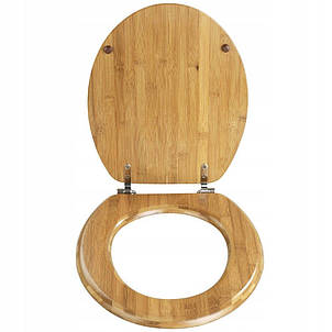 Сидіння для унітаза з бамбукового дерева, стільчик Comfort Wooden, фото 3