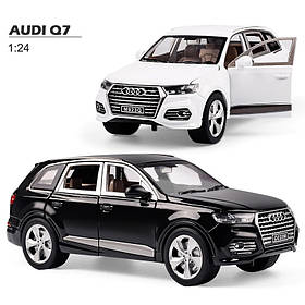 ✅Машинка металева Audi Q7 світло, звук, 1:24