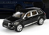 ✅Машинка металева Audi Q7 світло, звук, 1:24, фото 5