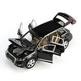 ✅Машинка металева Audi Q7 світло, звук, 1:24, фото 5