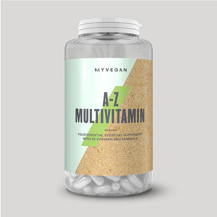 Вітамінно-мінеральний комплекс MyProtein Vegan A-Z Multivitamin 60 caps, фото 1