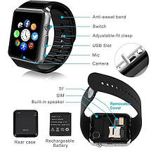 Розумні смарт годинник GT08 SmartWatch, фото 2
