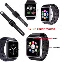 Розумні смарт годинник GT08 SmartWatch, фото 3