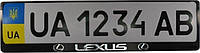 Рамка номерного знака LEXUS рельефна