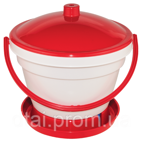Поилка ведро 12 л для цыплят и кур, Novital Италия