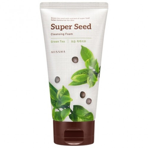 Очисна пінка для вмивання Missha Super Seed Green Tea Cleansing Foam 150 мл
