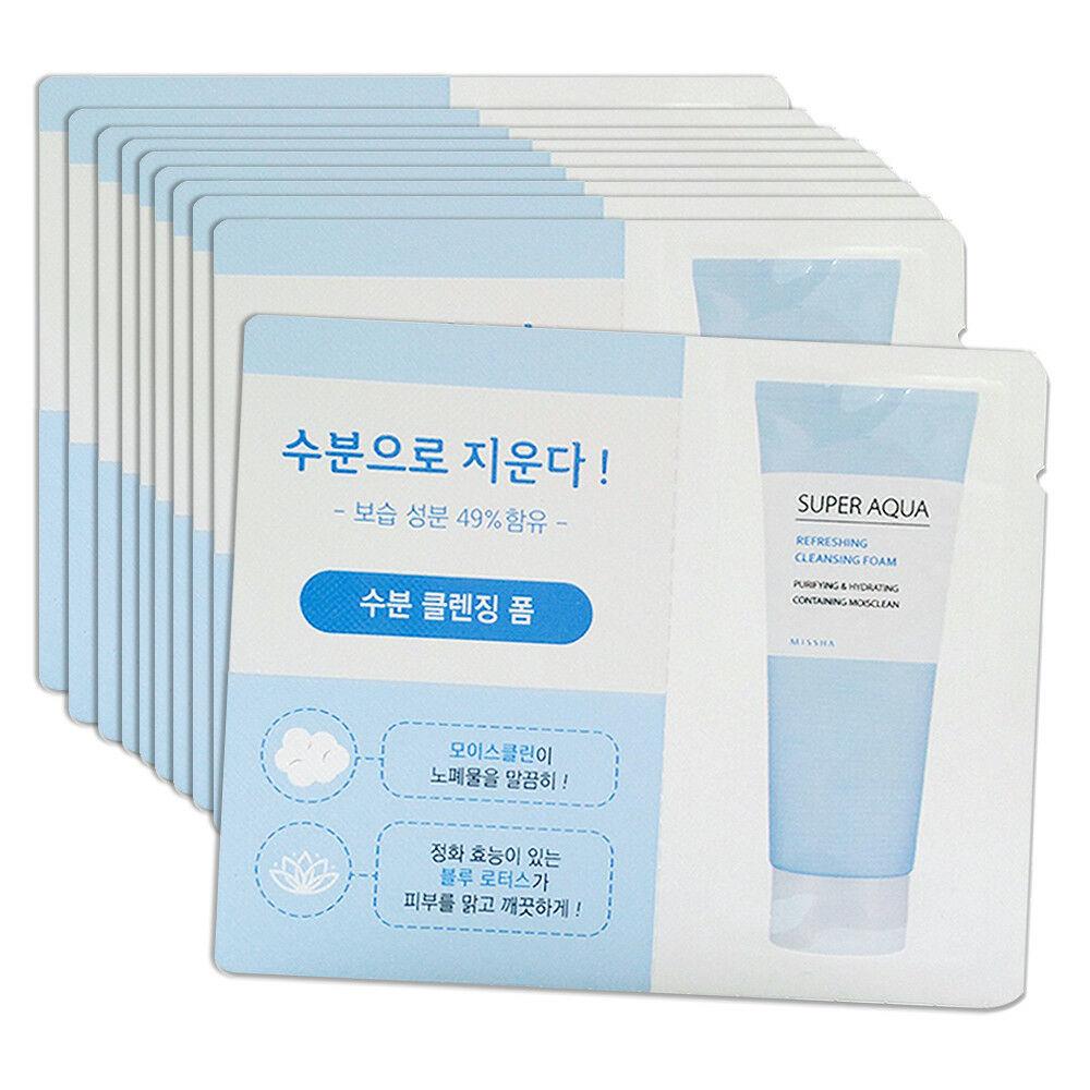 Очисна пінка для вмивання Missha Super Aqua Refreshing Cleansing Foam Пробник 2 мл