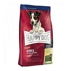 Сухий корм Happy Dog Mini Africa (Хеппі Дог Африка дрібних порід страус і картопля) 1кг.