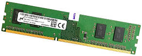 Оперативна пам'ять Micron DDR3 2Gb 1600MHz PC3 1Rx16 12800U CL11 (MT4JTF25664AZ-1G6E1) Б/В