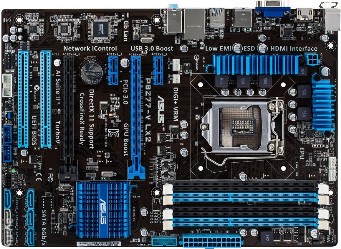 ASUS P8Z77-V LX2 Socket 1155 OEM Гарантія 3 міс.