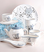 Колекція столового посуду Котики