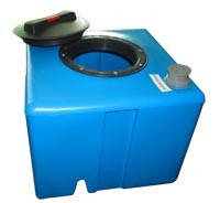 Сепаратор жиру (жировловлювач) для кафе і ресторанів 60л 45*45*36см