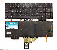 Оригинальная клавиатура для ноутбука HP Omen 15-CE series, black, RGB - подсветка