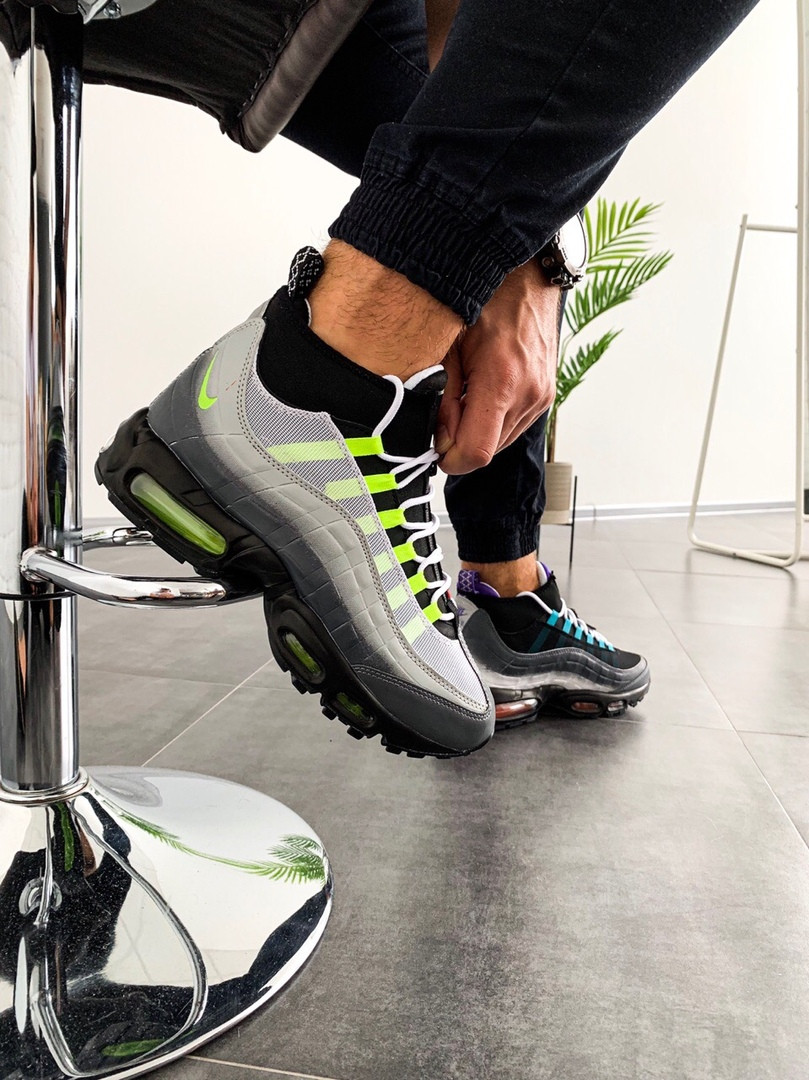 Мужские термо кроссовки Nike Air Max 95 Sneakerboot Greedy утепленные ...
