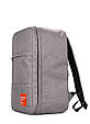 Рюкзак для ручної поклажі POOLPARTY Hub 40x25x20см Ryanair / Wizz Air / МАУ сірий, фото 2