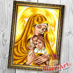 Мадонна з немовлям золото БА В 602