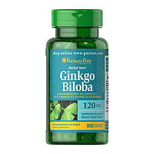Екстракт Гінкго Білоба Puritan's Pride Ginkgo Biloba 120 mg 100 caps