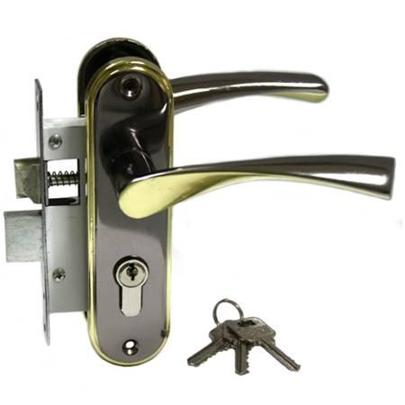 Замок врізний Avers 0223/60-BN/G, фото 1