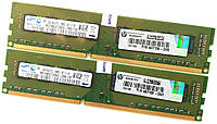 Комплект оперативной памяти Samsung DDR3 8Gb (4Gb+4Gb) 1333MHz PC3 10600U 2R8 CL9 (M378B5273DH0-CH9) Б/У