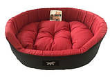 Лежак для собак і котів Dandy 45 Ferplast (Денді Ферпласт) червоний, 45*35*26 см, фото 2