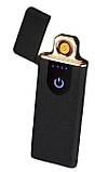Електрична спіральна сенсорна запальничка USB 5448 Black, фото 4