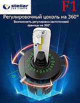 Світлодіодні лампи LED STELLAR F1 H4 Can-Bus, фото 3