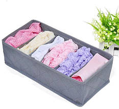 Органайзери для білизни c бамбуковими волокнами (набір з 3 штук), фото 4