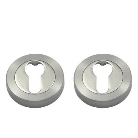 Накладка циліндрова APECS DP-C-0402-CRM-UA (колір матовий хром), фото 1