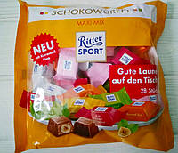 Конфеты с начинкой ассорти Ritter Sport Schokowürfel 28шт, 222г (Германия)