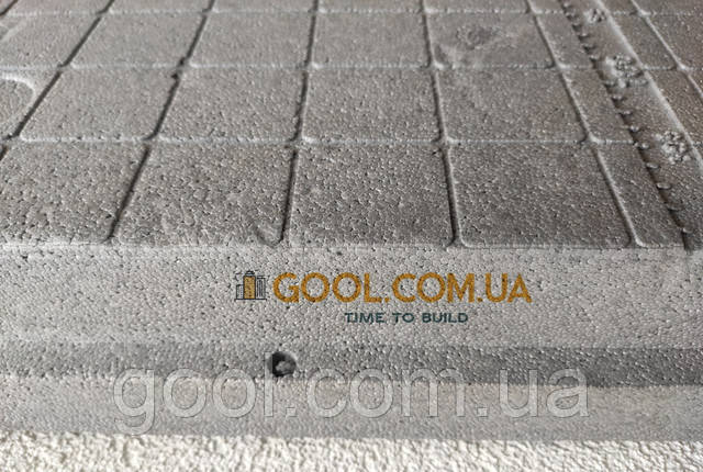 пенопласт с пазами и графитом