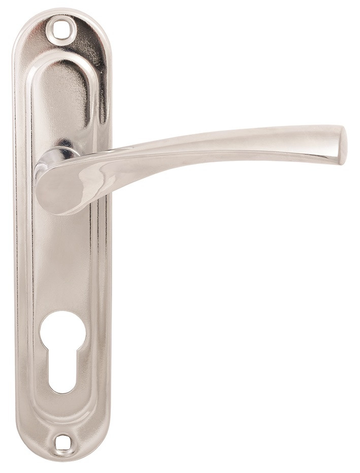 Ручки дверні на планці Avers HP-85.1823-NIS матовий нікель (UA), фото 1