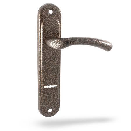 Ручки дверні на планці Мотор Січ під сувальд. 85 мм, фото 1