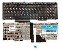 Клавіатура для ноутбука Lenovo ThinkPad P50, ThinkPad P70 series, rus, black