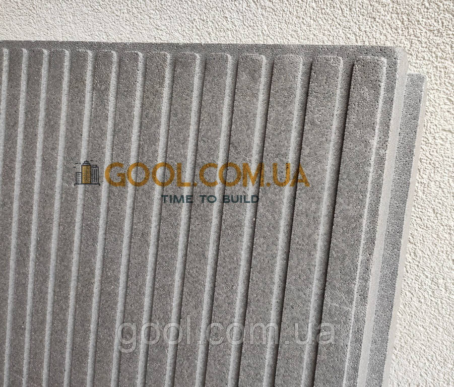 Пенопласт с пазами графитовый из Неопор Басф 1100х600х100 мм плотность ...