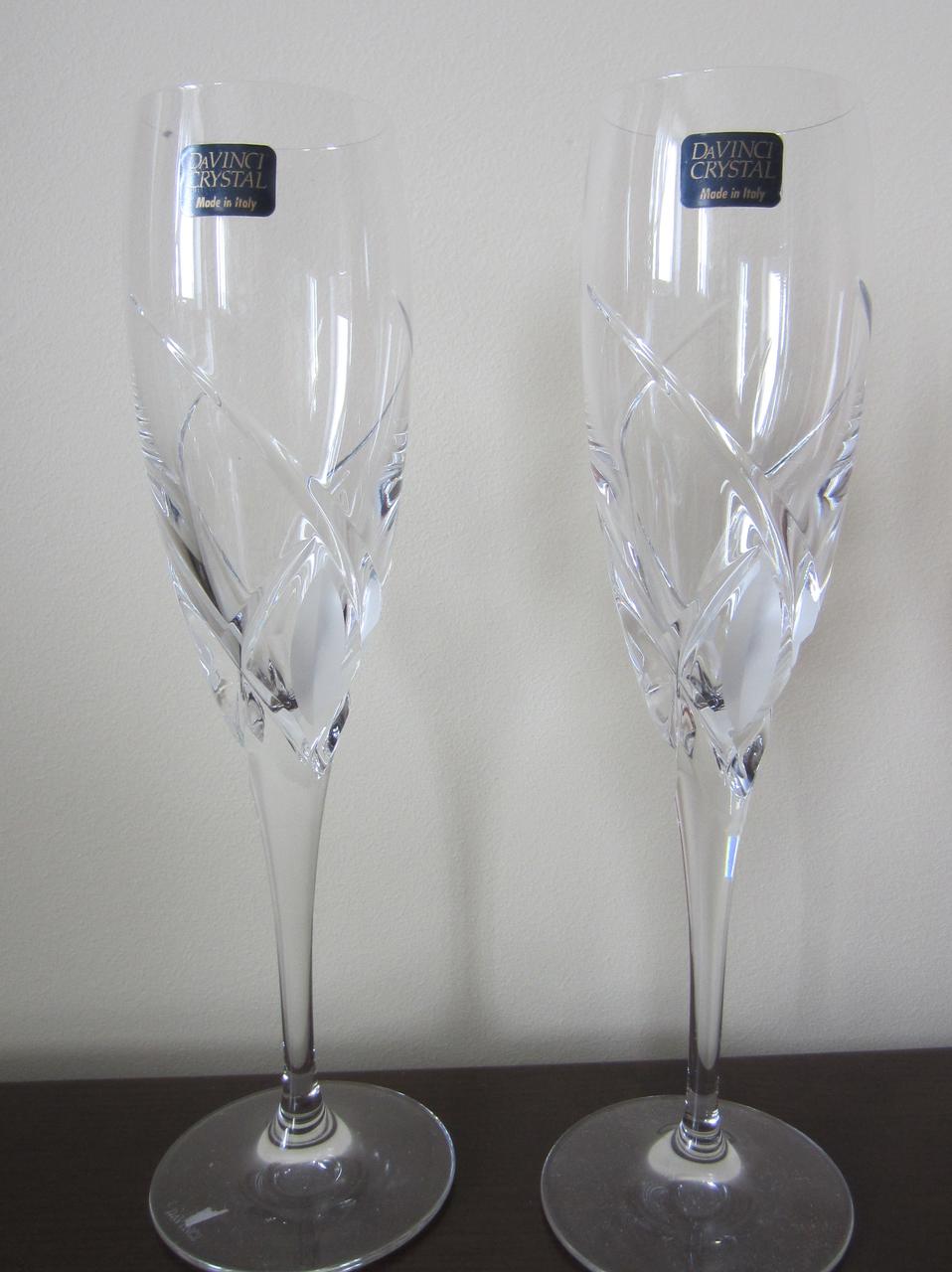 Набор свадебных хрустальных бокалов для шампанского Grosseto - фото 1 - id-p1048292007