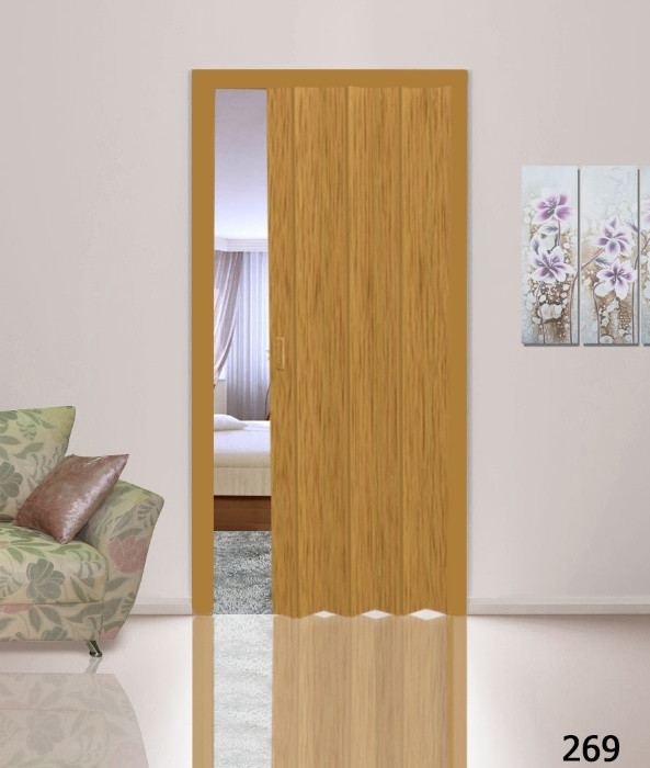 Двері гармошка під будь-які розміри, Більше 8 кольорів. Міжкімнатні двері гармошка оптом. Асортимент., фото 1