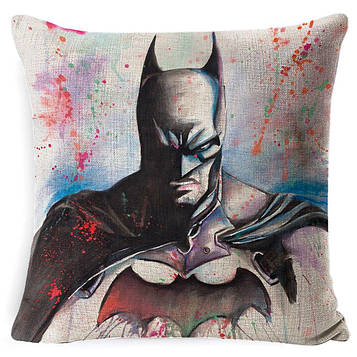 Декоративна подушка для дитячої Марвел Супергерої - Бетмен - 45х45 см