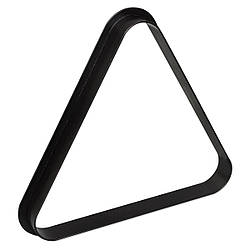 Трикутник для пула Стандарт пластик чорний ø 57.2 мм