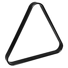 Трикутник для російського більярда Стандарт пластик чорний ø68мм