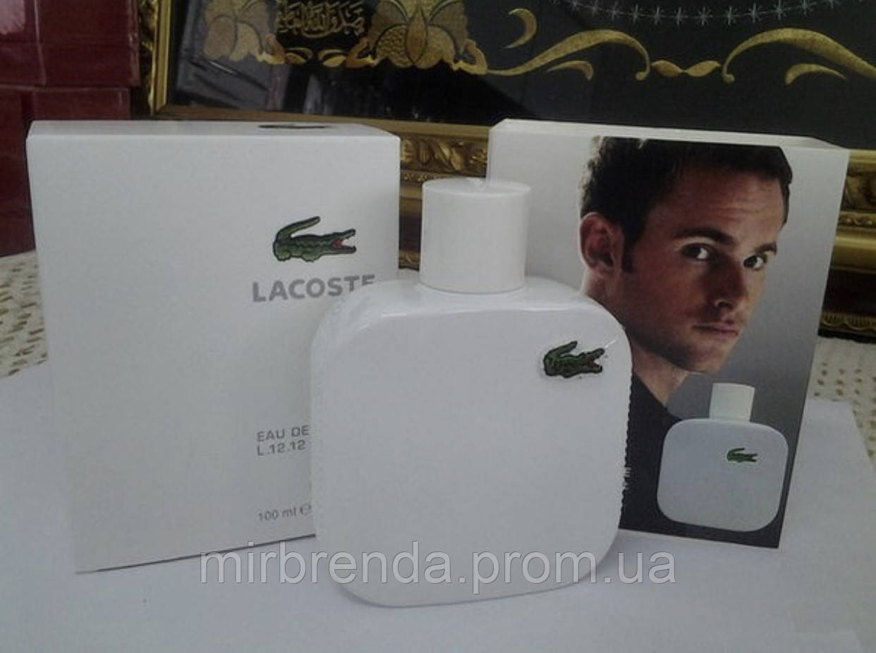 Мужские духи брендовые Lacoste L.12.12 Blanc (ID#1048304723), цена: 750 ...